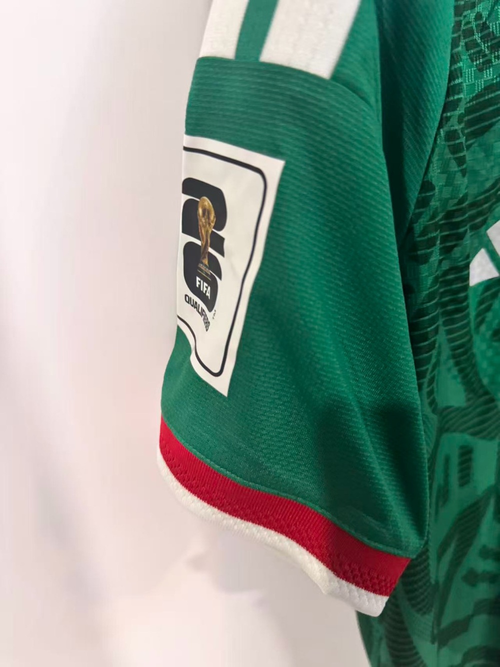 adidas Mexico Green Soccer Jersey #9 - Picture 3 of 7